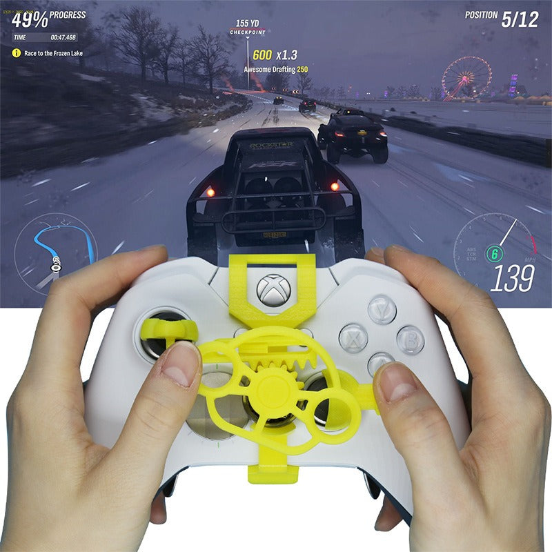 Premium PC Racing Game Controller - Steering Wheel Simulator