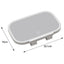 Car Visor Mirror with LED Light Car Interior Mirror Compact Large Screen  Excellent 7.8-inch Car LED Visor Vanity Mirror - Korvel