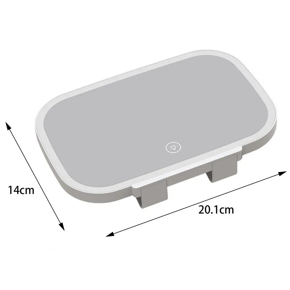 Car Visor Mirror with LED Light Car Interior Mirror Compact Large Screen  Excellent 7.8-inch Car LED Visor Vanity Mirror - Korvel