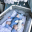 Soft Crocodile Plush Pillow - Bed Rails Crib Bumper Animal Shape Nursery Cradle Decor, Best Gift For Baby Toddler and Children - Korvel