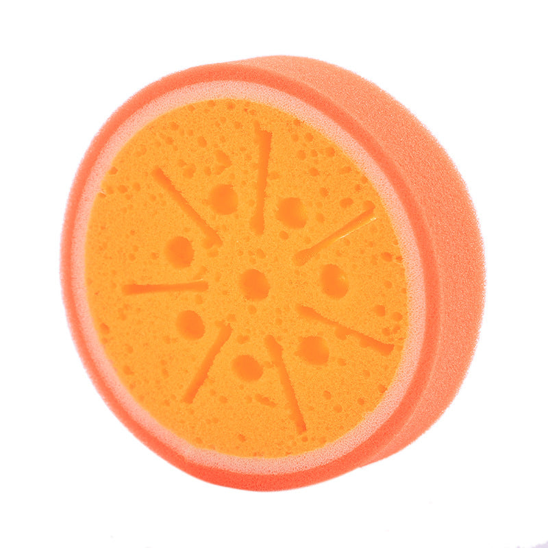 Fruit Sponge Dish Washing Brush Non-Stick Oil Kitchen Compressed Sponge Wipe Printing Household Brush Bowl Bath Absorbent Cotton - Korvel