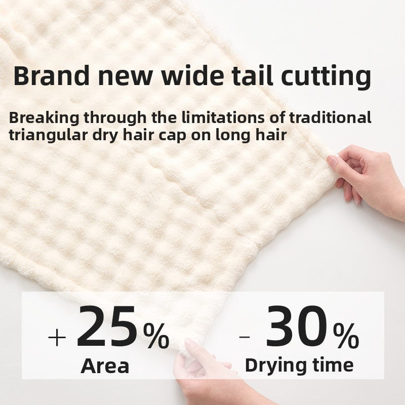 Bonnet de séchage extra large de style français pour un séchage rapide
