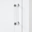 Tall bathroom storage cabinet with two drawers and adjustable shelves for independent storage - Korvel