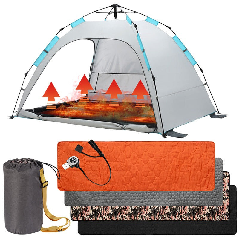 Winter New Smart Charging Portable Heating Sleeping Pad Outdoor Camping Sleeping Bag Pad Individual Camping Thermal Pad - Korvel