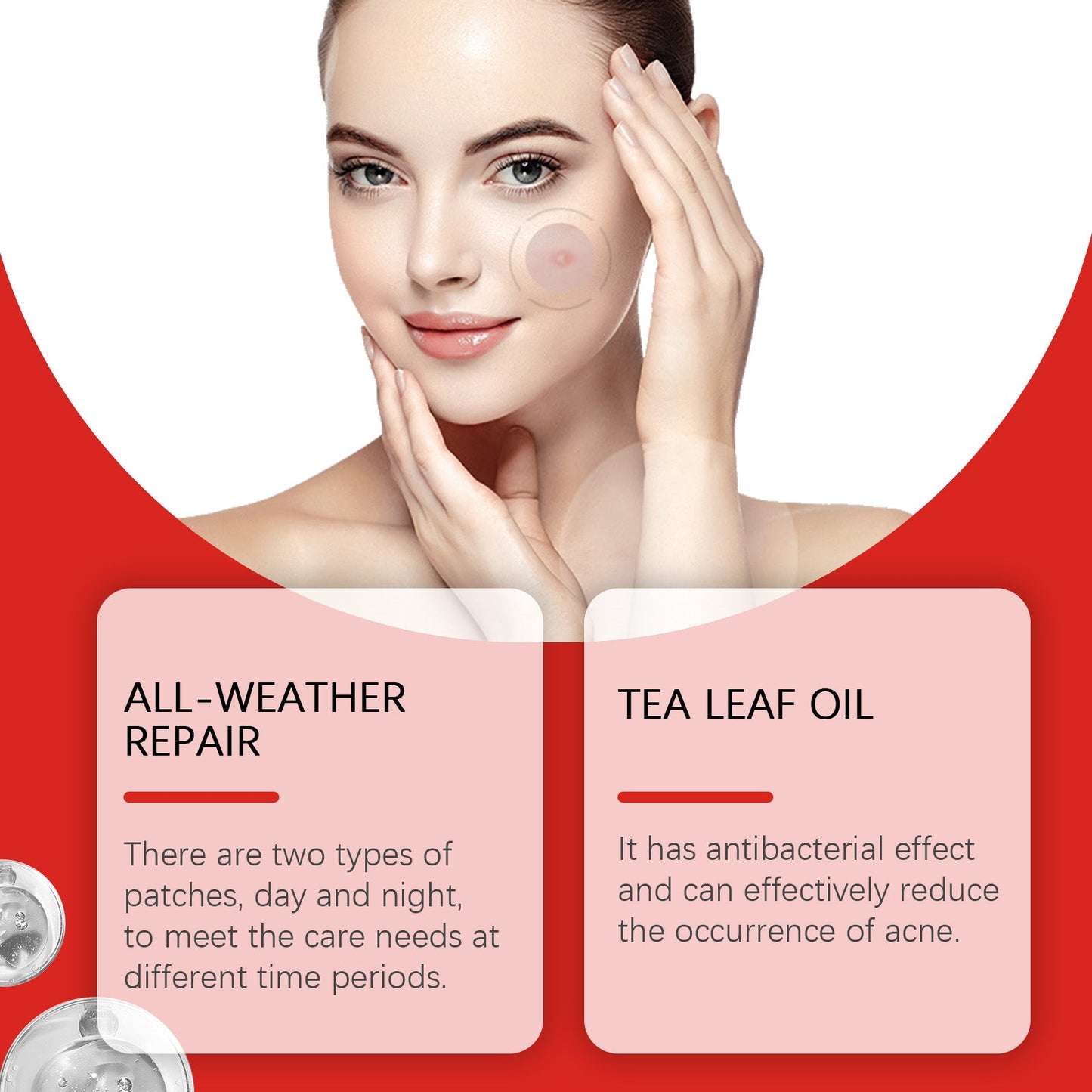Semi-Transparent Acne Cover Patch - Comfortable & Waterproof
