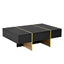 Mesa de café rectangular multifuncional ON-TRANS con cajones