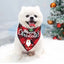 Christmas Day Border Protection Pet Small, Medium, and Large Dogs, Dogs, Cats, Teddy Triangular Towels, Water Jars - Korvel