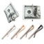 Premium Unisex Metal Bifold Money Clip - Elegant Cash Holder