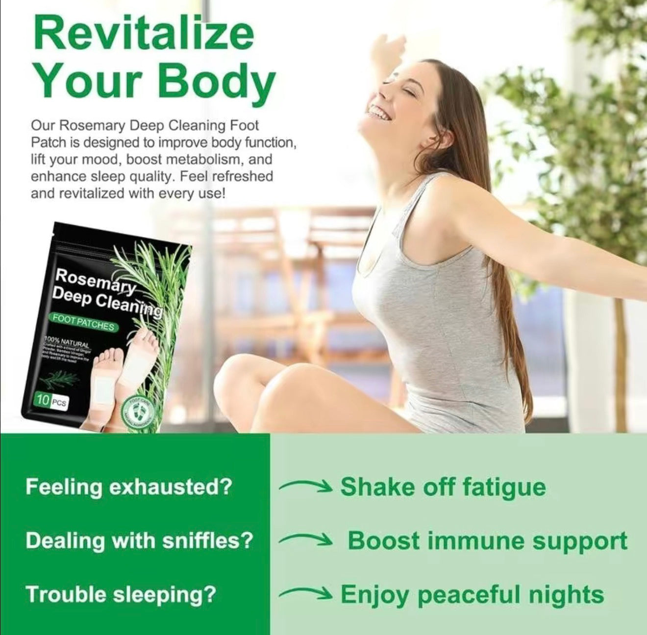 HerbalDetox Foot Patches for Relaxation and Comfort