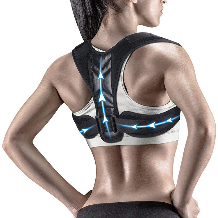 Back clavicle correction belt men's and women's anti-hunchback posture correction belt sitting posture corrector - Korvel