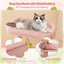 Arbre à chat floral de 58 pouces - Tour multi-niveaux premium en rose