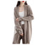 Cardigan en tricot mi-long ample et élégant pour femmes