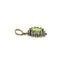 .96ct Peridot & Diamond Pendant in 10KT Yellow Gold