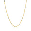 Cadena de Colgante de Enlaces de Barra de Oro de Dos Tonos de 14k (1.4mm)