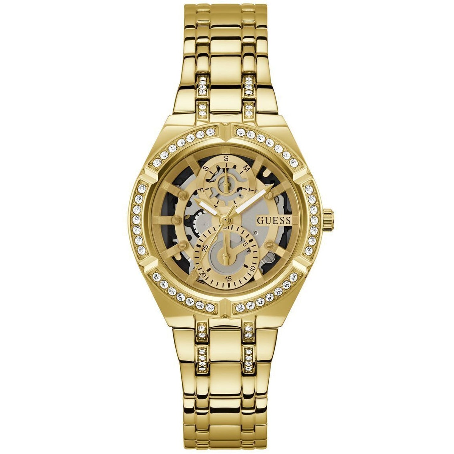 Guess Women's Allara Watch - Elegant Gold Bracelet