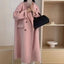 Manteau en laine double face - Style long et longueur étendue