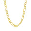 5.4mm 10k Yellow Gold Lite Figaro Chain
