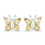 0.88 Carat Genuine Citrine Sterling Silver Earrings