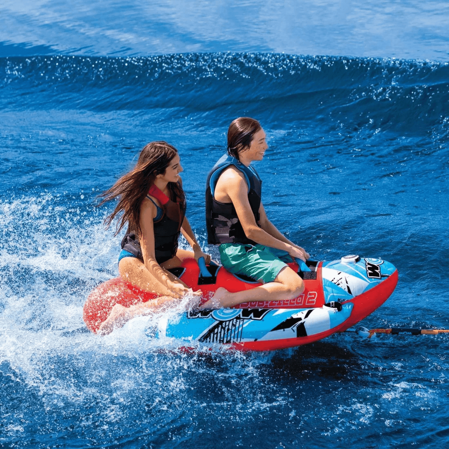WOW Watersports Sub-Zilla Tubo Remolcable para 2 Personas