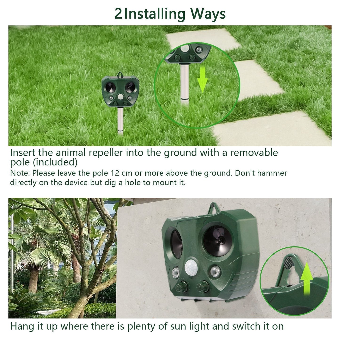GBruno Ultrasonic Animal Repeller