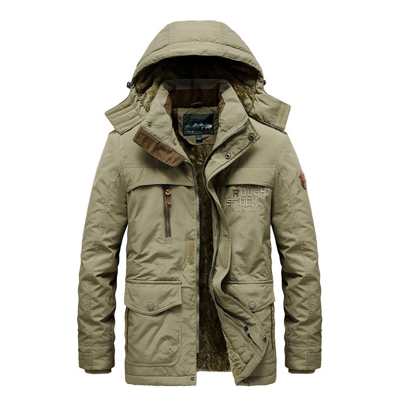 Premium Brown Cotton Parka for Young Adults