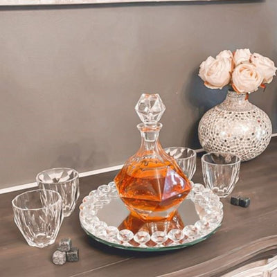 Elegant Diamond Decanter Set for Luxurious Entertaining - Korvel