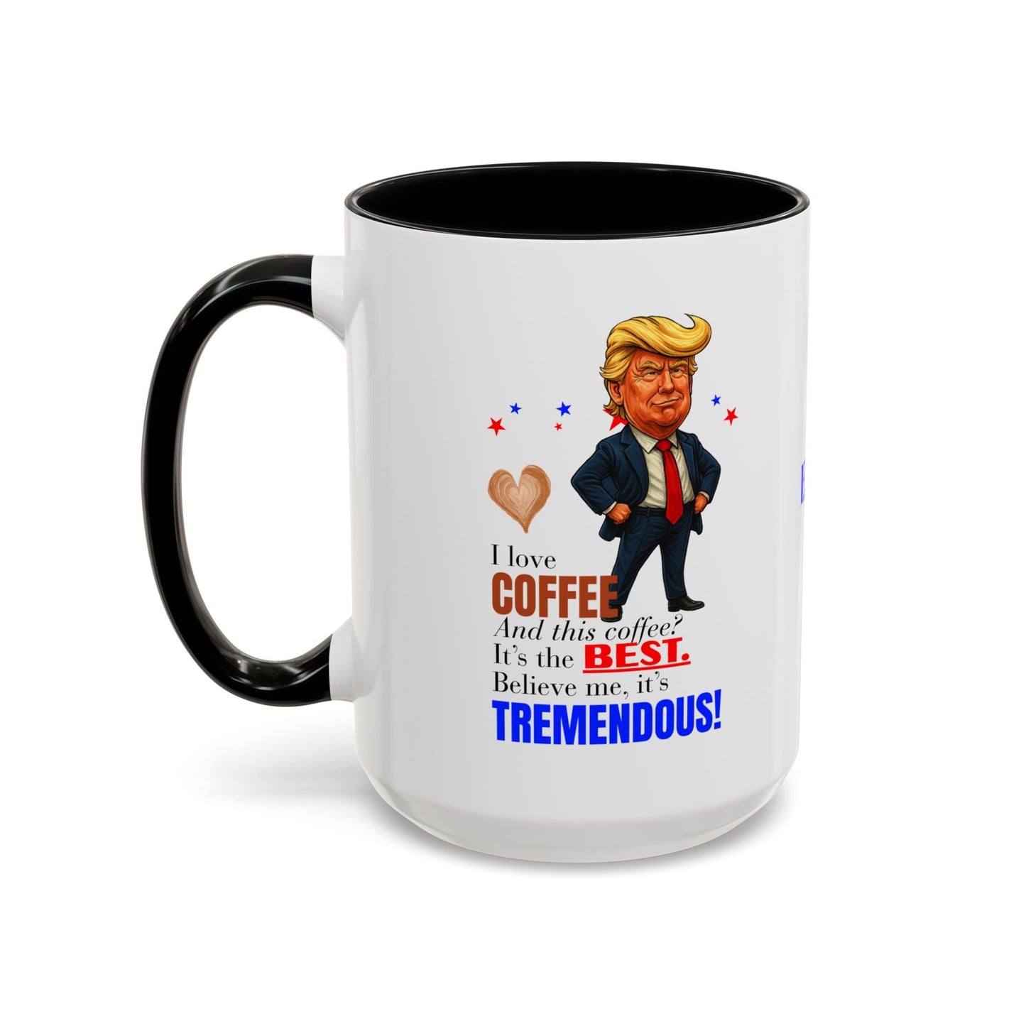 Taza de café de acento vibrante