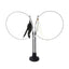 Suction cup cat toy stick that can be attached and held with steel wire multi head interchangeable cat toy and pet supplies - Korvel