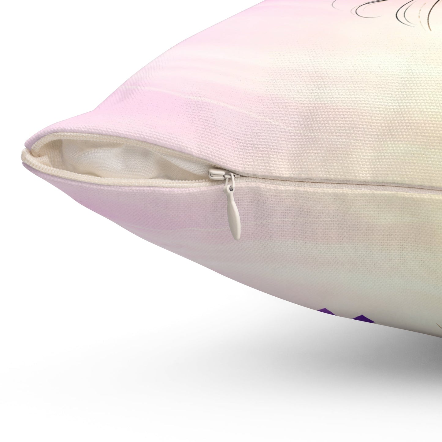Crown of Static Epilepsy Awareness Throw Pillow