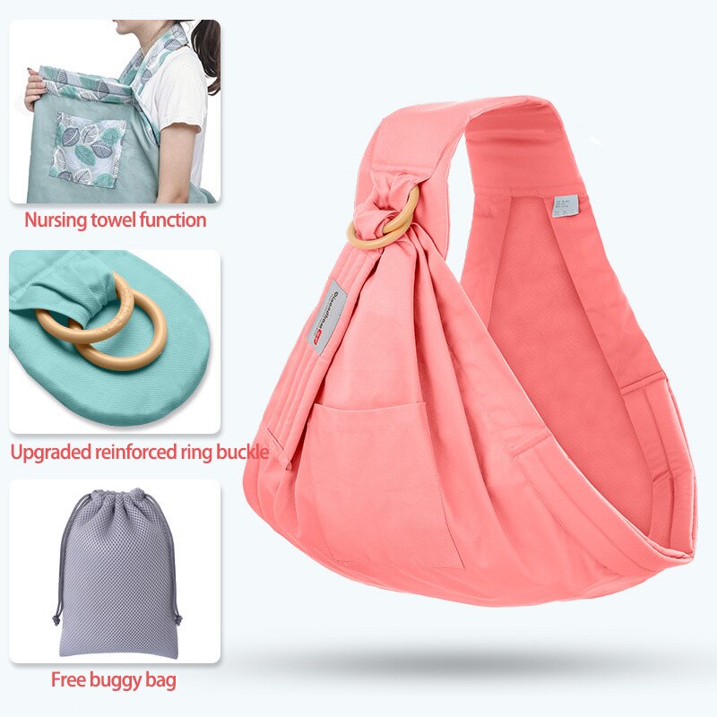 Newborn Kangaroo for Baby Pack Baby Imitating Mother's Uterus Dual Purpose Baby Care Cover Carrier Mesh Fabric Breastfeeding - Korvel