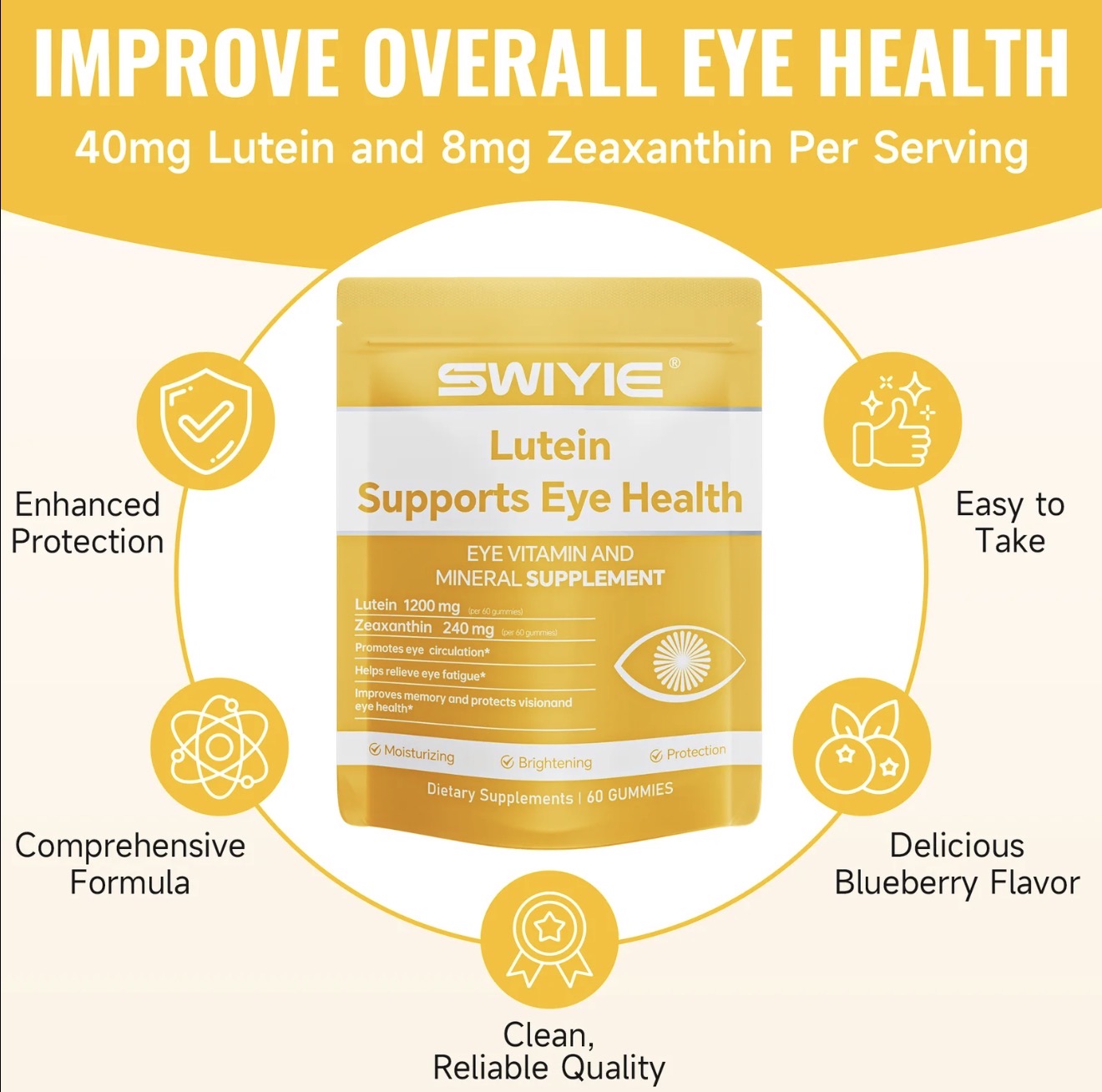 VisionCare Nutrient Gummies for Eye Wellness