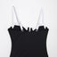 High fork V-neck vacation hot girl one-piece swimsuit female - Korvel