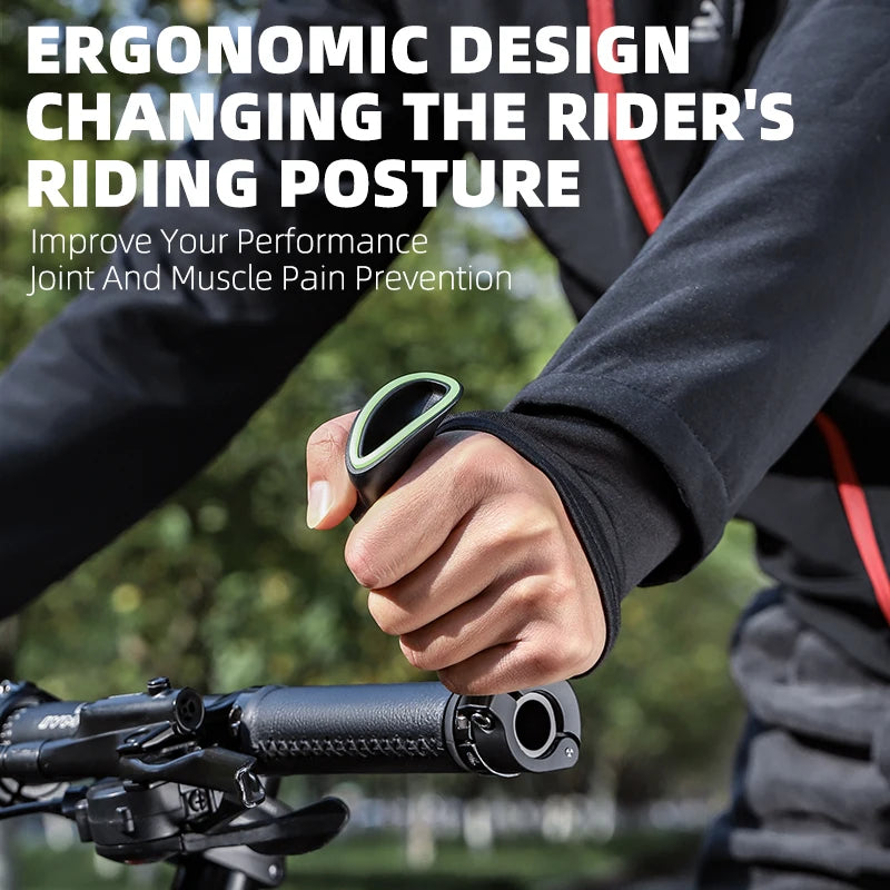 Ergonomic Design MTB Bicycle Road Gravel Mountain Bike Handlebar Bar Ends Gravel Bike Accessories Bike Grips - Korvel