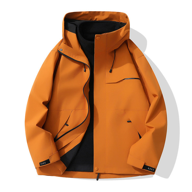 Veste de sport imperméable en coton pour homme