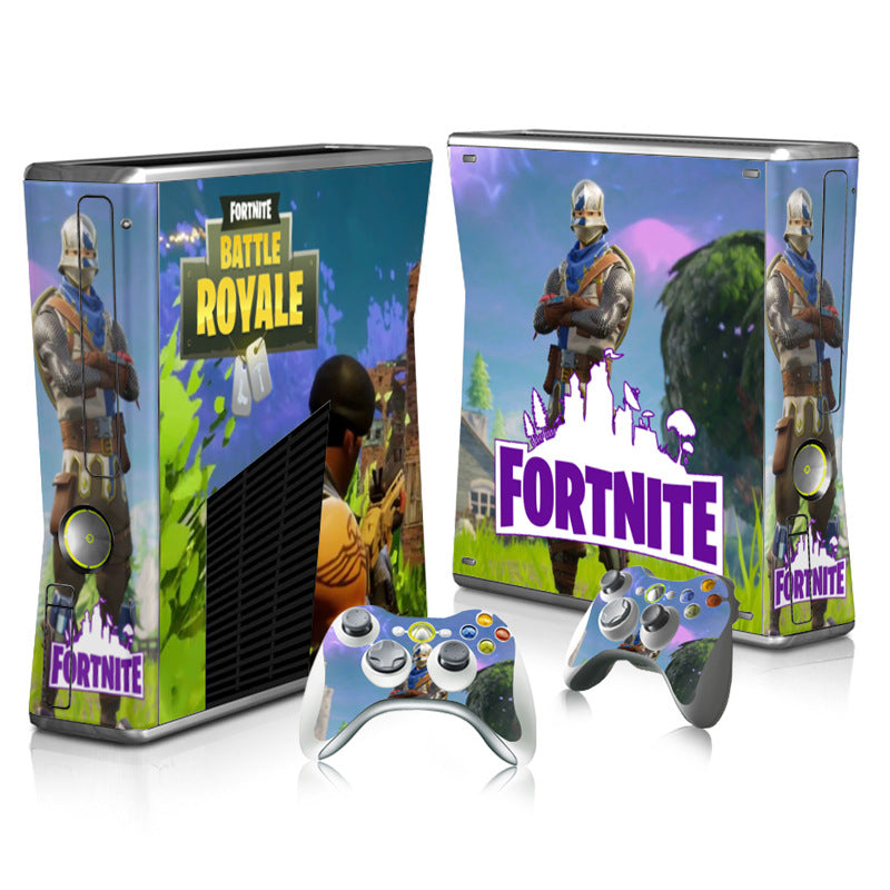 Xbox 360 Slim Full Body Color Membrane Stickers with Scratch-Resistant Protection - Korvel