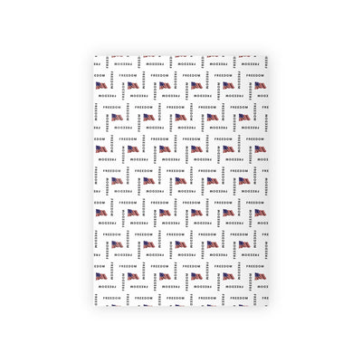 Emballage Cadeau Noir & Blanc – Design Patriotique