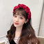 Women's wide brimmed hair accessories with high cranial crest and large intestine folds and hair bands - Korvel