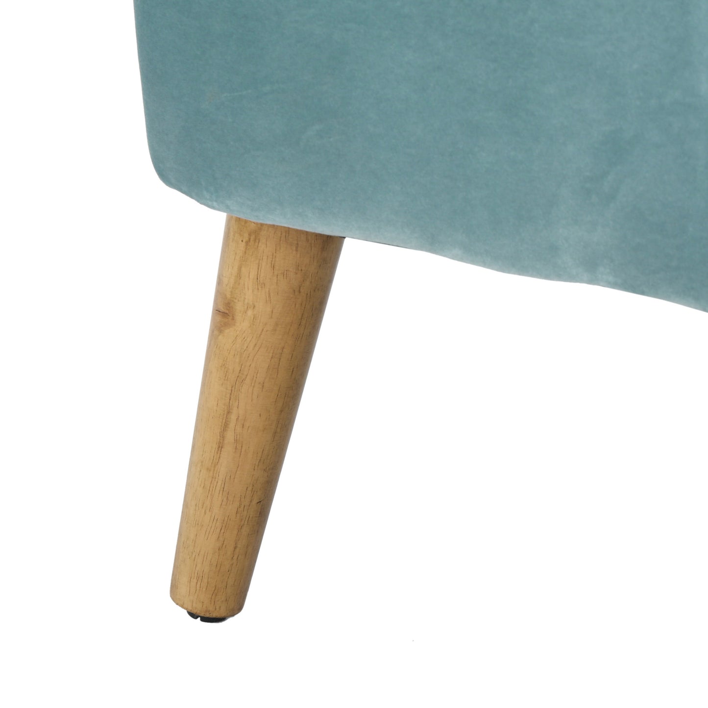Elegant Blue Velvet Armchair