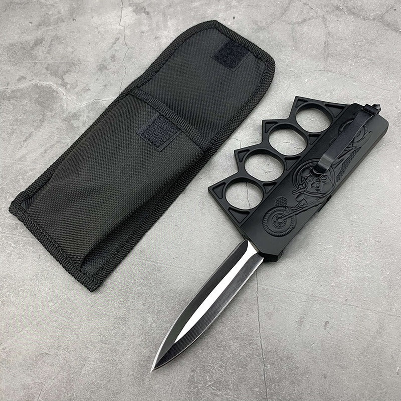 Outdoor Knife Glove Knife Stainless Steel Knife Field Survival Knife Portable Pocket Knife Defense Knife Fruit Knife - Korvel