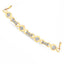 Bracelet Bolo Ajustable en Argent Sterling Plaqué Or 14K