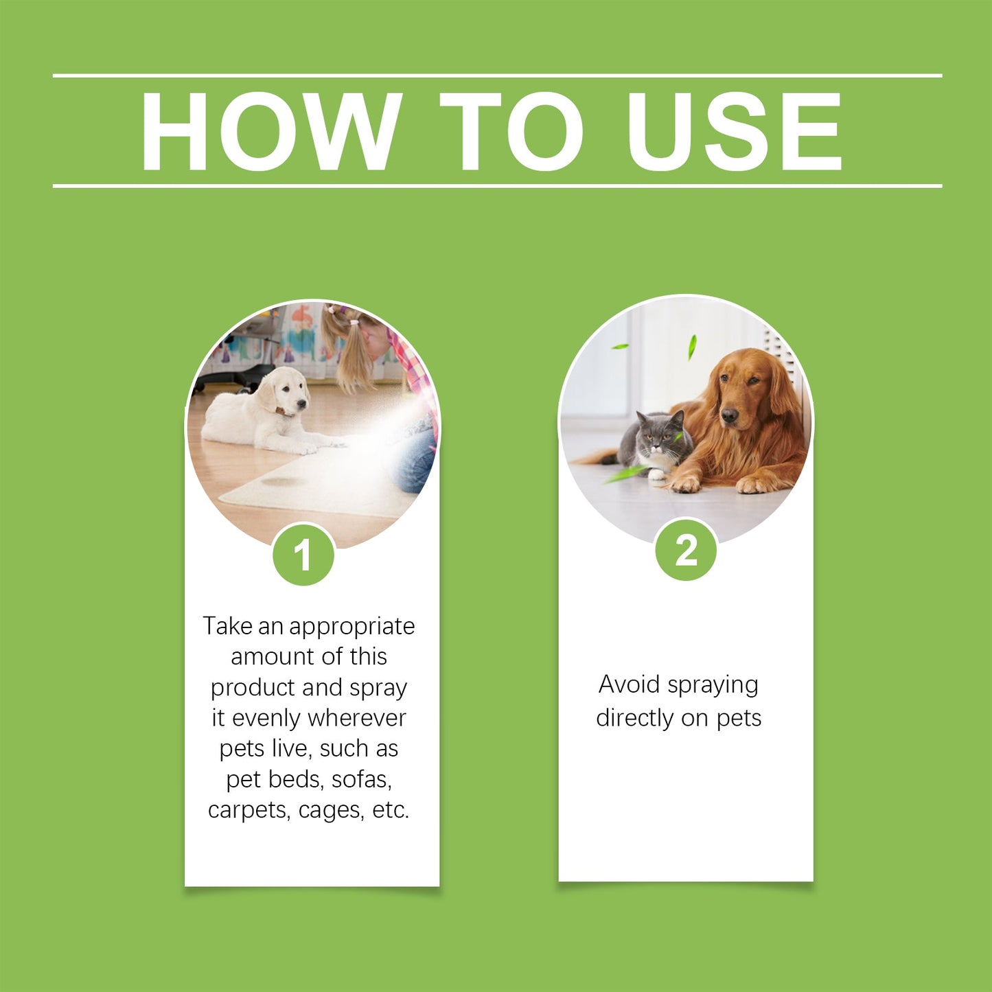 Pet Odor Spray, Indoor Pet Area Odor Cleaning And Fragrance Lasting Guardian Refreshing Spray - Korvel