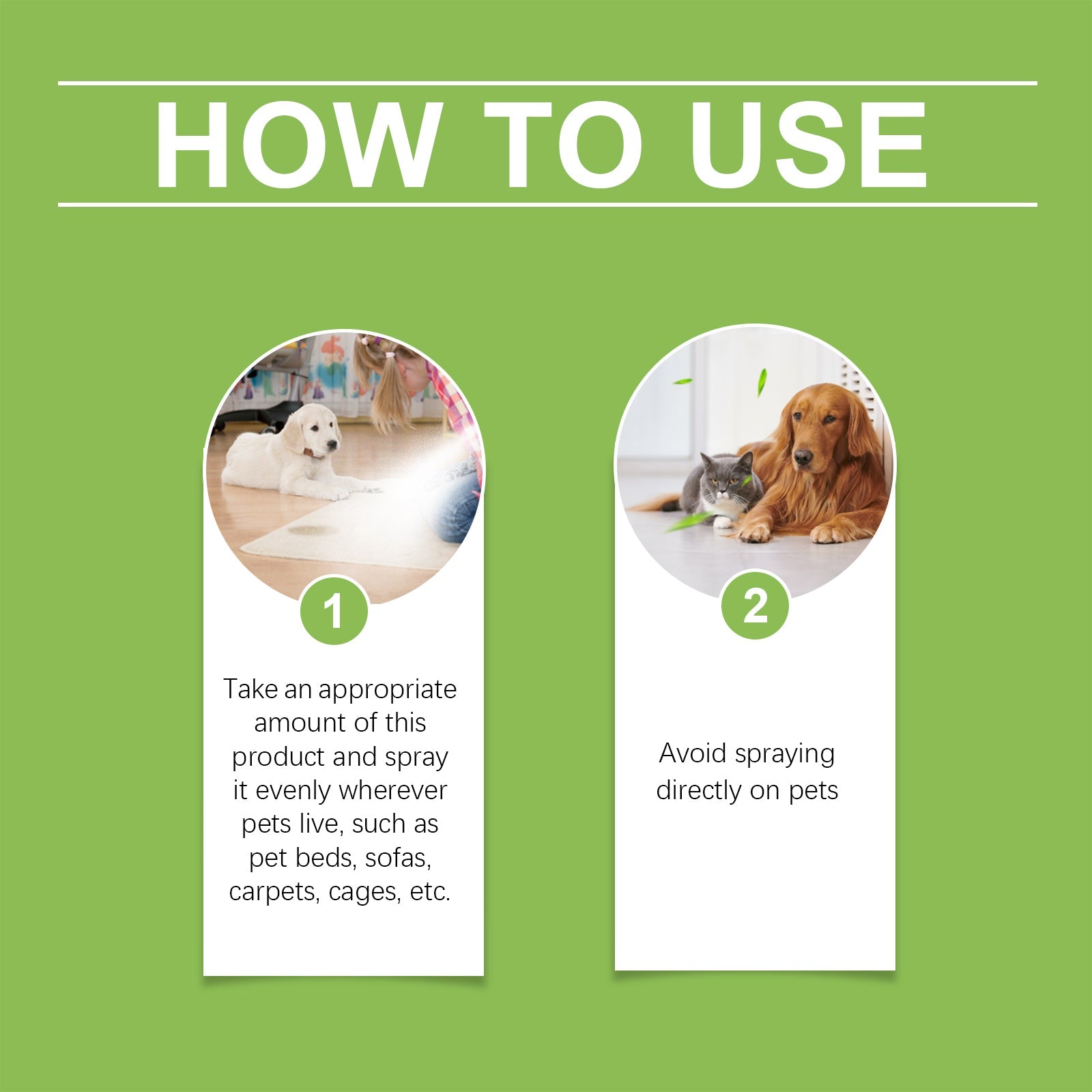 Pet Odor Spray, Indoor Pet Area Odor Cleaning And Fragrance Lasting Guardian Refreshing Spray - Korvel