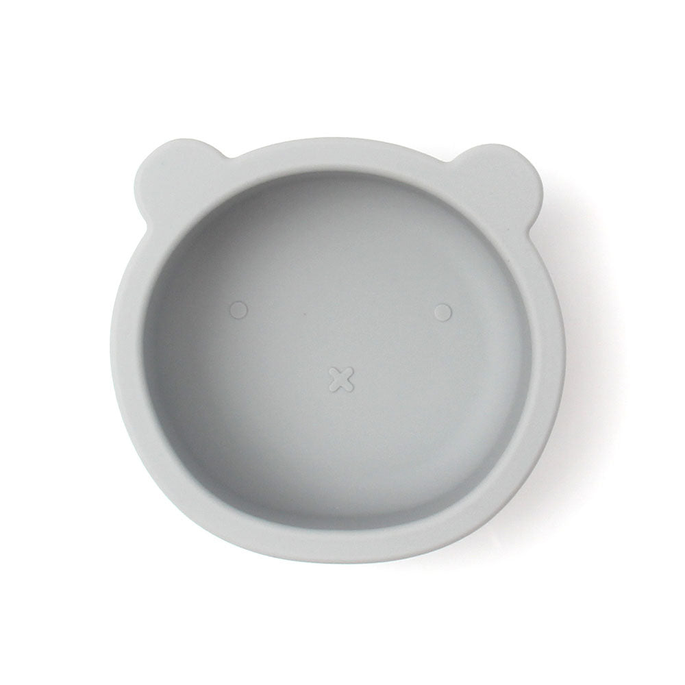 Children's tableware baby bowl children's silicone suction cup bowl bear food supplement bowl - Korvel
