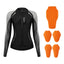 WOSAWE Women Motorcycle Jacket Body Armor CE Certified Summer Downhill Motocross Riding Clothing Protection Racing Reflective - Korvel