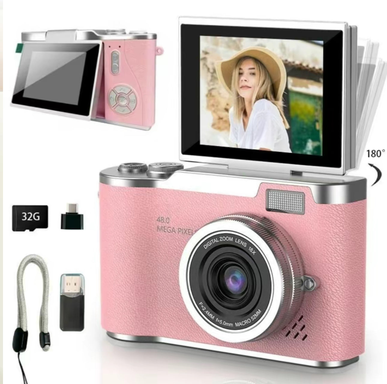 VlogSnap 1080P Camera - Compact & Versatile