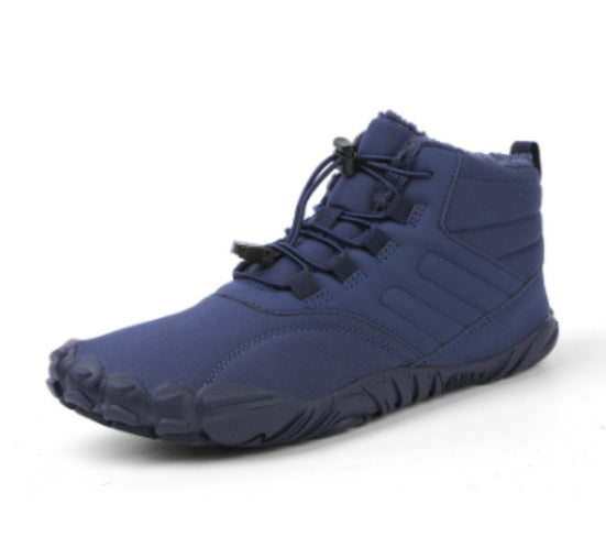 Fleece-Lined Waterproof Snow Boots for Couples
