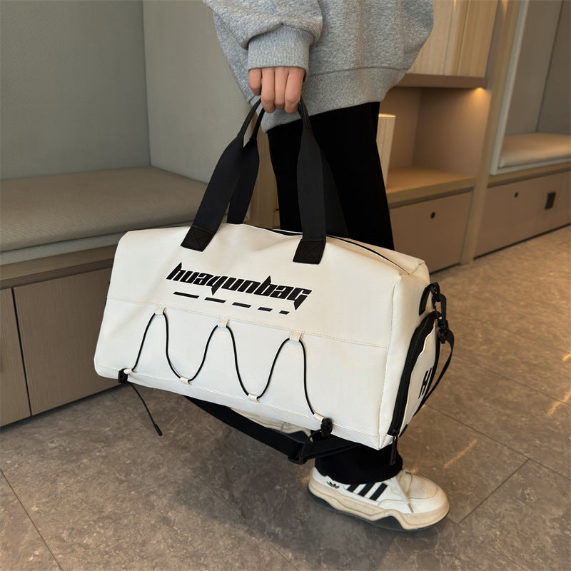 Bolsa de gimnasio impermeable de gran capacidad con separación de seco y mojado