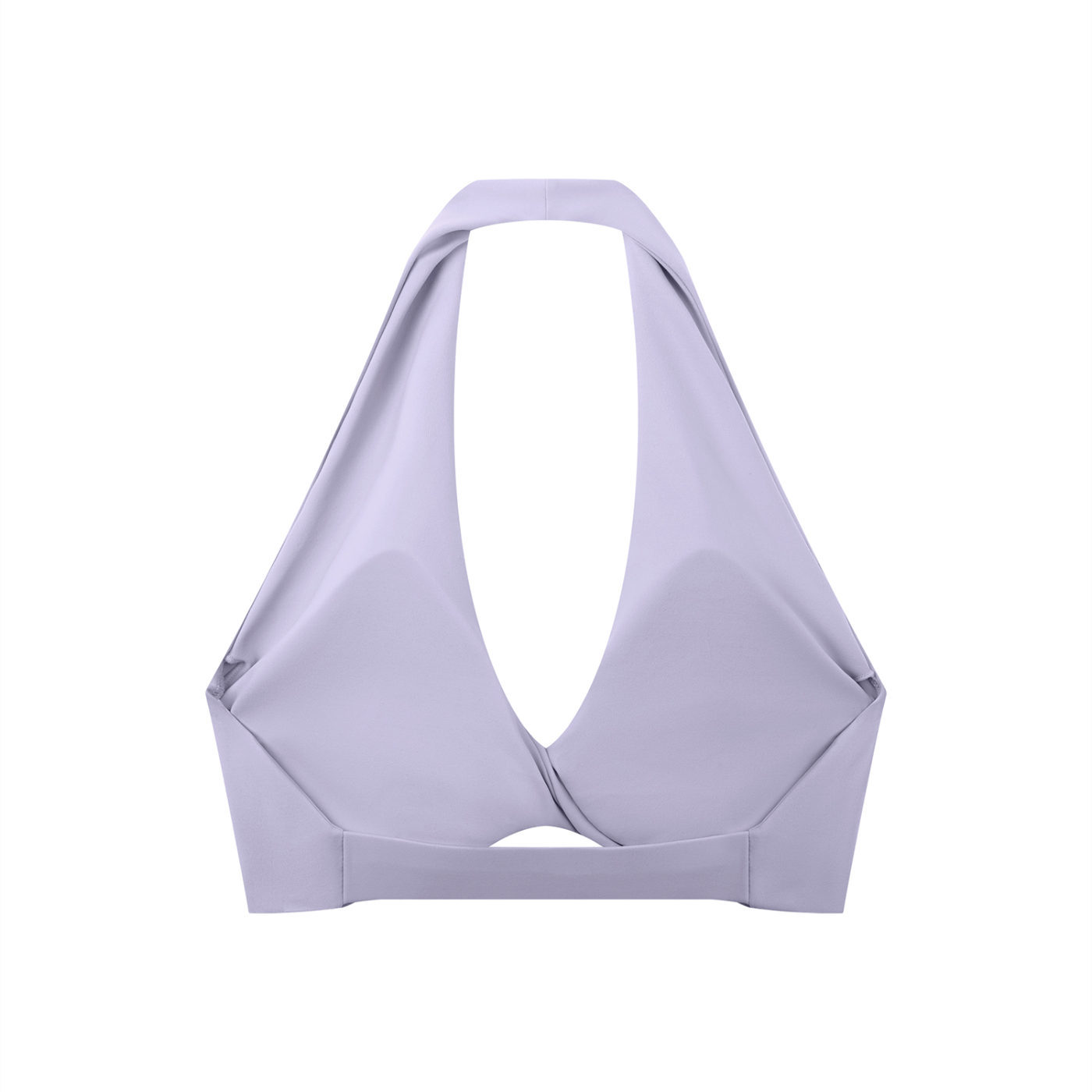 Soutien-gorge de sport à col halter plissé pour femmes Loki & Ivy