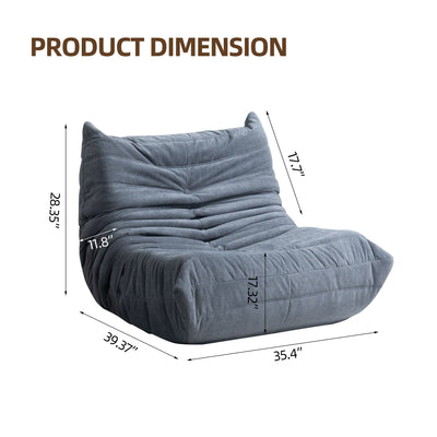 Premium Memory Foam Bean Bag Chair for Adults