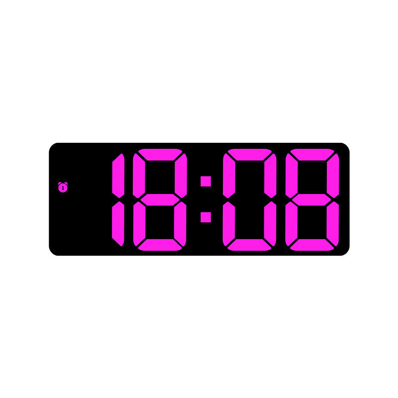 Simple Style LED Electronic Alarm Clock Battery and Plug-in Dual-use Timepiece Yida Time - Korvel